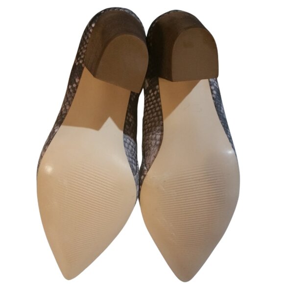 Like New- Carlos by Carlos Santana Gray Snake Print Tibbe Bootie Size 6.5 - Picture 5 of 8